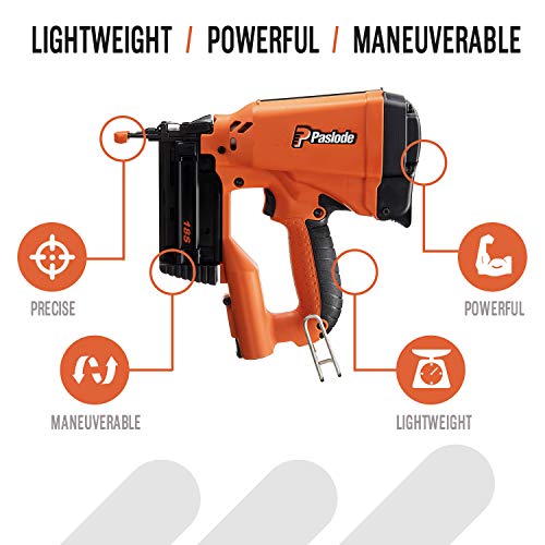 Paslode, Cordless Brad Nailer, 918100, 18 Gauge, Battery and Fuel Cell Powered, No Compressor Needed