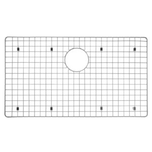 Miligoré 32" x 19" x 10" Deep Single Bowl Undermount Zero Radius 16-Gauge Stainless Steel Kitchen Sink - Includes Drain/Grid