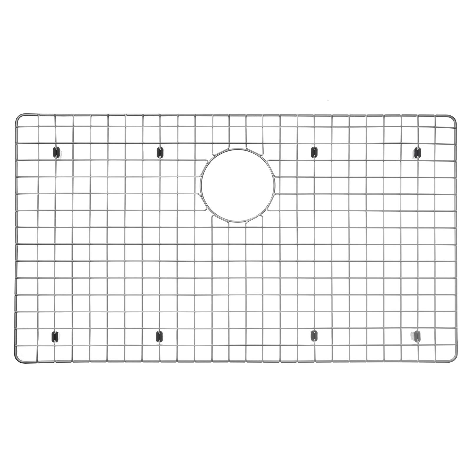 Miligoré 32" x 19" x 10" Deep Single Bowl Undermount Zero Radius 16-Gauge Stainless Steel Kitchen Sink - Includes Drain/Grid