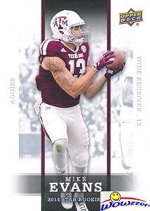 mike evans 2014 upper deck star rookie #31 rookie card in mint condition! shipped in ultra pro top loader to protect it! awesome rookie card of top nfl draft pick!