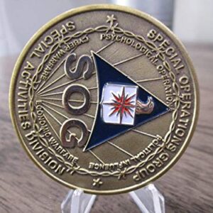 Central Intelligence Agency Special Activities Division Special Operations Group CIA SOG Challenge Coin