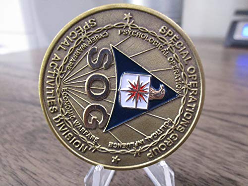 Central Intelligence Agency Special Activities Division Special Operations Group CIA SOG Challenge Coin