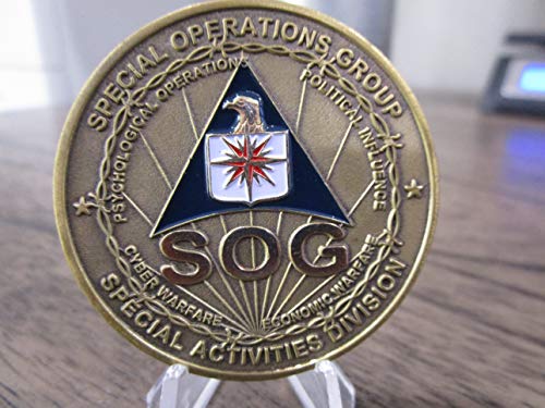 Central Intelligence Agency Special Activities Division Special Operations Group CIA SOG Challenge Coin