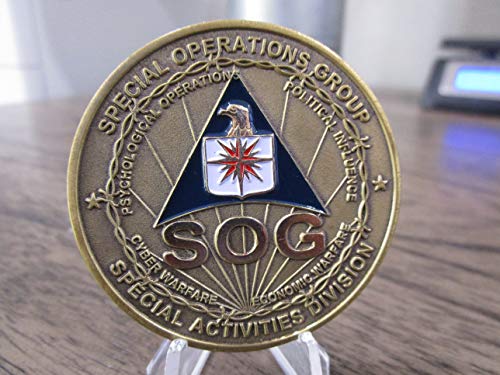 Central Intelligence Agency Special Activities Division Special Operations Group CIA SOG Challenge Coin