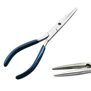 OdontoMed2011 6" Stainless Steel Needle Nose Fisherman's Pliers Fisherman Plier With Vinyl Grips