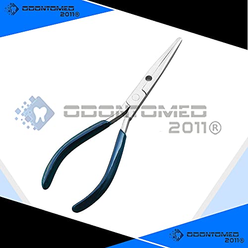 OdontoMed2011 8" Stainless Steel Needle Nose Fisherman's Pliers Fisherman Plier With Vinyl Grips