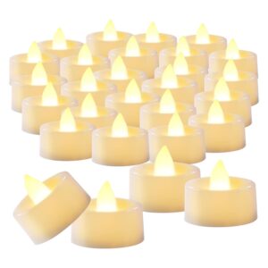 beichi 100-pack flameless led tea light candles bulk, warm white battery operated votive tealight little candles, small electric fake tea candles for holiday, wedding, parties