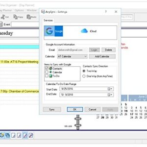 AnyTime Organizer Deluxe 16 - Organize Your Calendar, To-Do’s and Contacts!