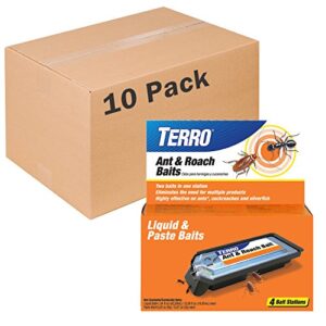 terro t360 ant & roach baits, 10 pack,black