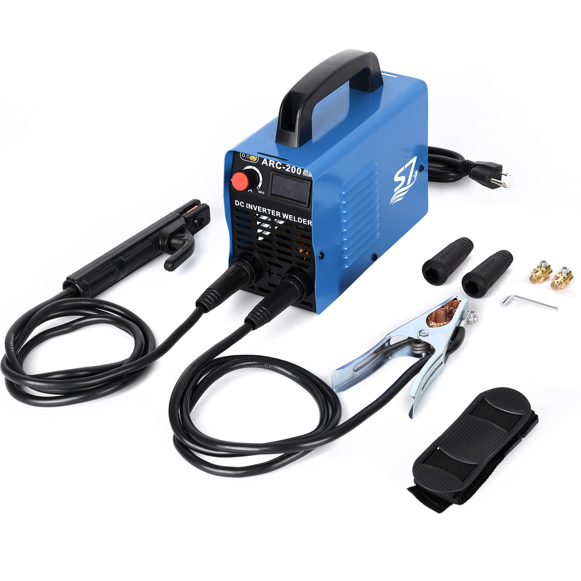 ARC Welder, 200Amp 110V Welding Machine IGBT Inverter Welder With LCD Display, Fits 4.2 MM Welding Rod Equipment With Accessories Tools