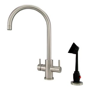 Dishmaster M70BNHA Sapphire Kitchen Faucet - High Arc Spout - Brushed Nickel