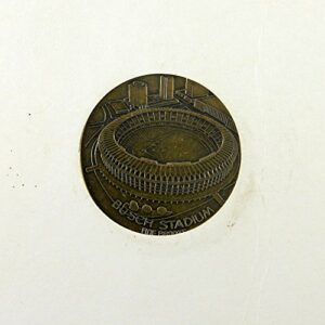 St. Louis Cardinals Centennial 1892-1992 Bronze Coin 100 Years of Baseball