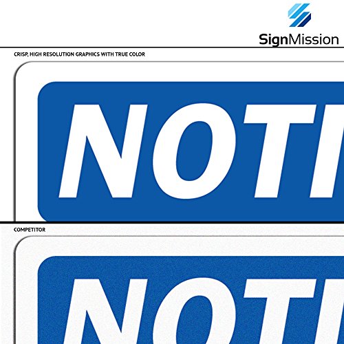 OSHA Notice Signs - Temporarily Out of Service Sign | Extremely Durable Made in The USA Signs or Heavy Duty Vinyl Label Decal | Protect Your Construction Site, Warehouse & Business