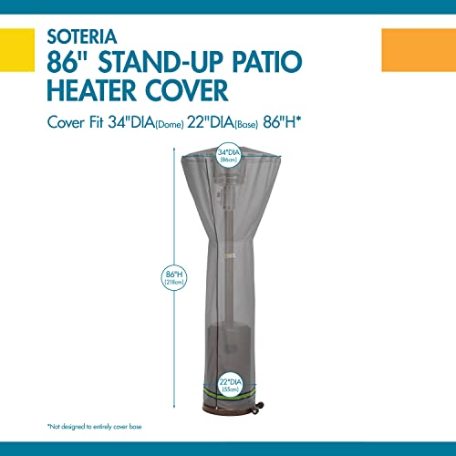 Duck Covers Soteria Waterproof 34 Inch Stand-Up Patio Heater Cover