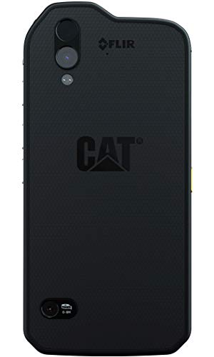 CAT Phone S61 FLIR Thermal Camera, Laser Distance Measure, Air Quality Monitor, IP69 Waterproof & Military MIL SPEC 810G Certified , 4+64GB Dual SIM Factory Unlocked 4G LTE