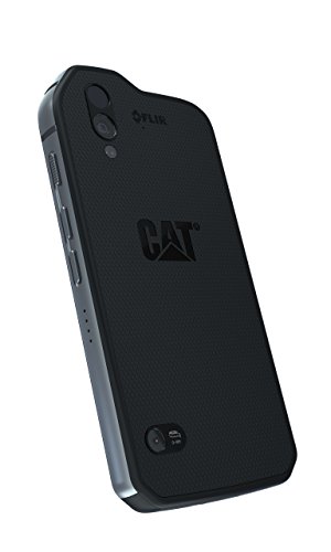 CAT Phone S61 FLIR Thermal Camera, Laser Distance Measure, Air Quality Monitor, IP69 Waterproof & Military MIL SPEC 810G Certified , 4+64GB Dual SIM Factory Unlocked 4G LTE