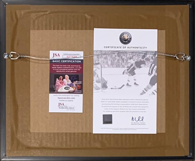 Bobby Orr Autographed Boston 1970 Stanley Cup Dive Signed 8x10 Framed Hockey Photo JSA COA