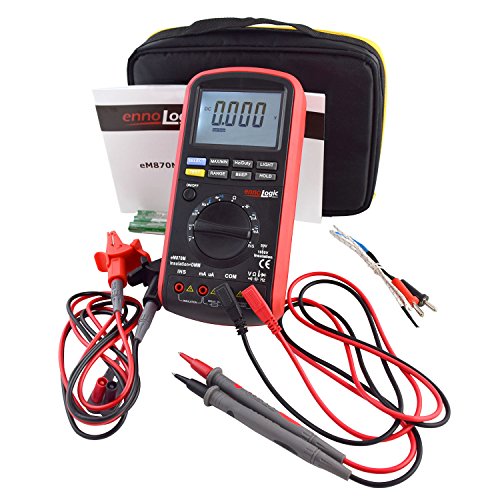 ennoLogic Insulation Tester 50/100/250/500/1000V, Megohmmeter and Multimeter: 50k to 2G Insulation Resistance, DC/AC TRMS Voltage and Current, Resistance, Capacitance, Frequency, Temperature - eM870M