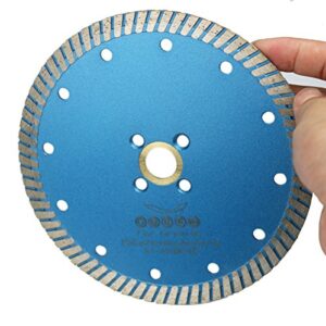 JDK1801C 6 Inch Dry Cutting Granite of Continuous Rim Diamond Saw Blade with 7/8 Inch Arbor