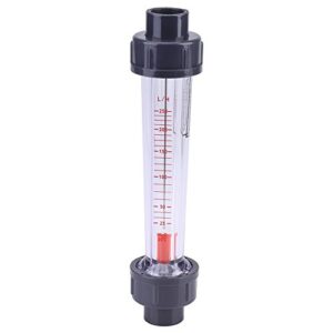 hilitand 25-250l/h rotameter plastic tube type instantaneous liquid water flow meter dn15