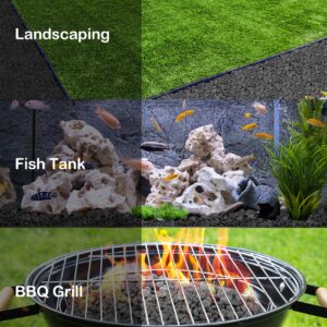 Stanbroil 10 Pounds Lava Rock Granules for Fire Bowls,Fire Pits,Gas Log Sets, and Indoor or Outdoor Fireplaces - Medium (1/2"- 1")