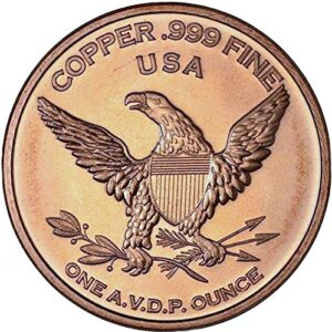 Private Mint 1 oz .999 Pure Copper Round/Challenge Coin (M-16 Rifle)