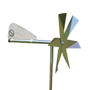 lehman's mole chasing humane deterrent windmill covers 20,000 feet using vibrations from wind, single