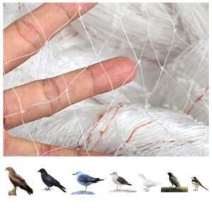 gwhole 33 x13 ft garden netting for tree and plant protection,translucent