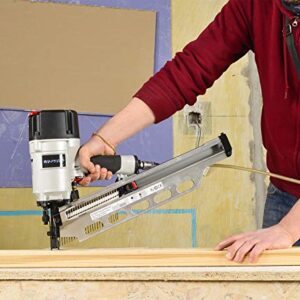 BHTOP 9021NS Framing Nailer 21 Degree 3-1/2" with Depth Adjustment Professional Air Nail Gun