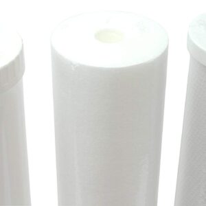 Full Flow Water Filters - Sediment/GAC/Carbon (Pack of 3) | 4.5" x 20"