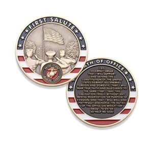 marine corps first salute challenge coin - usmc challenge coin - amazing us marine corps military coin - designed by marines for marines