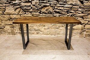 the rappahannock dinning table | free shipping | reclaimed wood | industrial base
