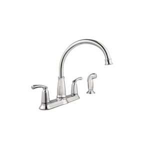 moen 87403 bexley chrome 2handle lever kitchen faucet with sprayer