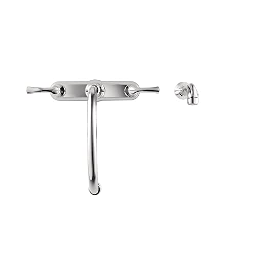 Moen 87403 Bexley Chrome 2Handle Lever Kitchen Faucet with Sprayer
