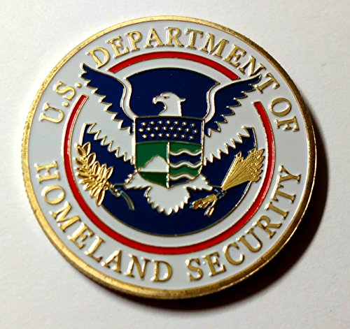 DHS Federal Protective Service Police Colorized Challenge Art Coin