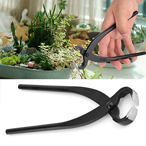 GLOGLOW Branch Cutter Professional Bonsai Tools, Manganese Steel Alloy 205mm Concave Cutter Gardening Plants Pruner Wire Cable Pruner