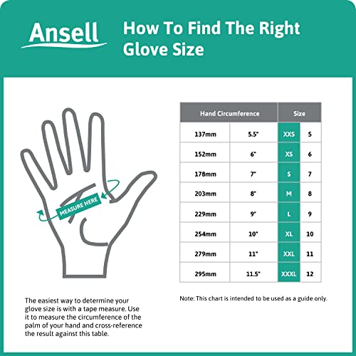 Ansell HyFlex 11-840 Ergonomic Abrasion-Resistant Nylon Spandex Nitrile Coated Industrial Gloves for Automotive, Fabrication - Large (9) Grey (144 Pairs)