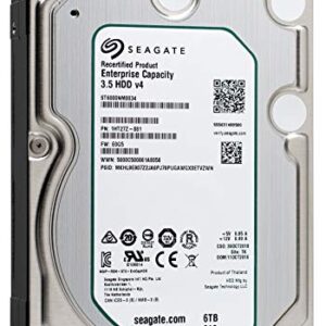 Seagate Enterprise Capacity 3.5 HDD| ST6000NM0034 | 6TB 7.2K RPM SAS 12Gb/s 128MB Cache 3.5' | 512n | Enterprise Hard Disk Drive for Hyperscale Applications (Renewed)
