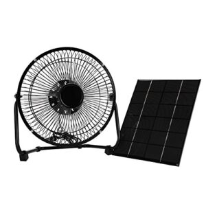solar panel powered fan, mini portable solar energy cooling fan ventilator solar fans for greenhouse travel camping fishing solar fan for greenhouse