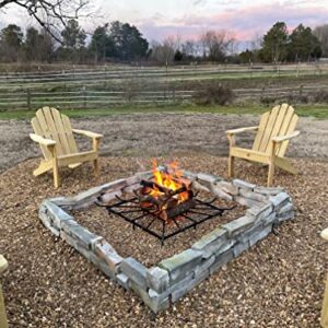 SteelFreak Square Wheel Fire Pit Grate - Made in The USA (20 x 20 Inch)