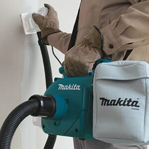 Makita XCV02Z 18V LXT® Lithium-Ion Cordless 3/4 Gallon Portable Dry Dust Extractor/Blower, Tool Only