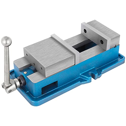 Happybuy 4 Inch ACCU Lock Down Vise Precision Milling Vise 4 Inch Jaw Width Drill Press Vise Milling Drilling Machine Bench Clamp Clamping Vice(4")