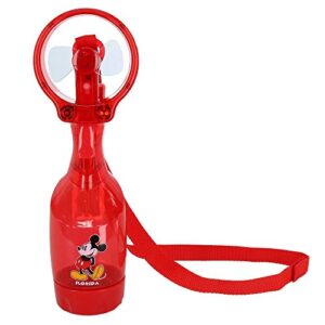 disney mickey mouse red personal misting fan
