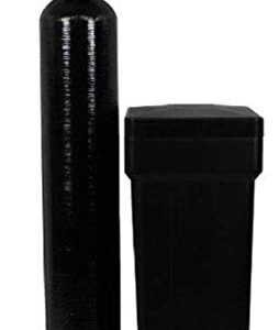 Fleck 80k On Demand Water Softener with Resin Made in USA/Canada 80,000 Grains Black