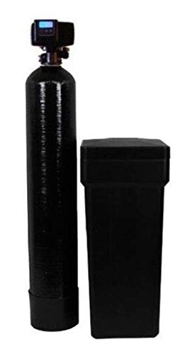 Fleck 80k On Demand Water Softener with Resin Made in USA/Canada 80,000 Grains Black