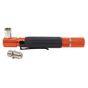 klein tools vdv512-007 wire tracer, coax cable pocket continuity tester with remote, audible beep and led