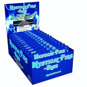 mystical fire blue campfire fireplace colorant packets (12 pack, mystical fire blue)