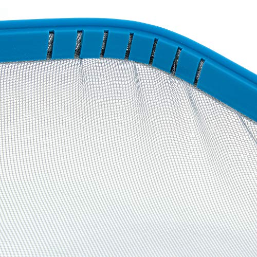 U.S. Pool Supply Professional Heavy Duty Large 15" Swimming Pool Leaf Skimmer Net - Strong Aluminum Frame for Faster Cleaning & Easier Debris Pickup and Removal