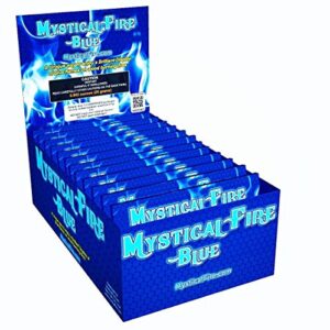 mystical fire campfire fireplace colorant packets (6 pack, mystical fire blue)