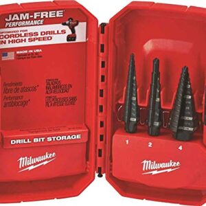 Milwaukee 48-89-9221 3 Piece Step Drill Bit Set